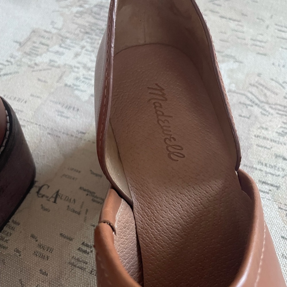 Madewell Brady Low Cut Leather Bootie Size 10 English Saddle - Picture 7 of 14